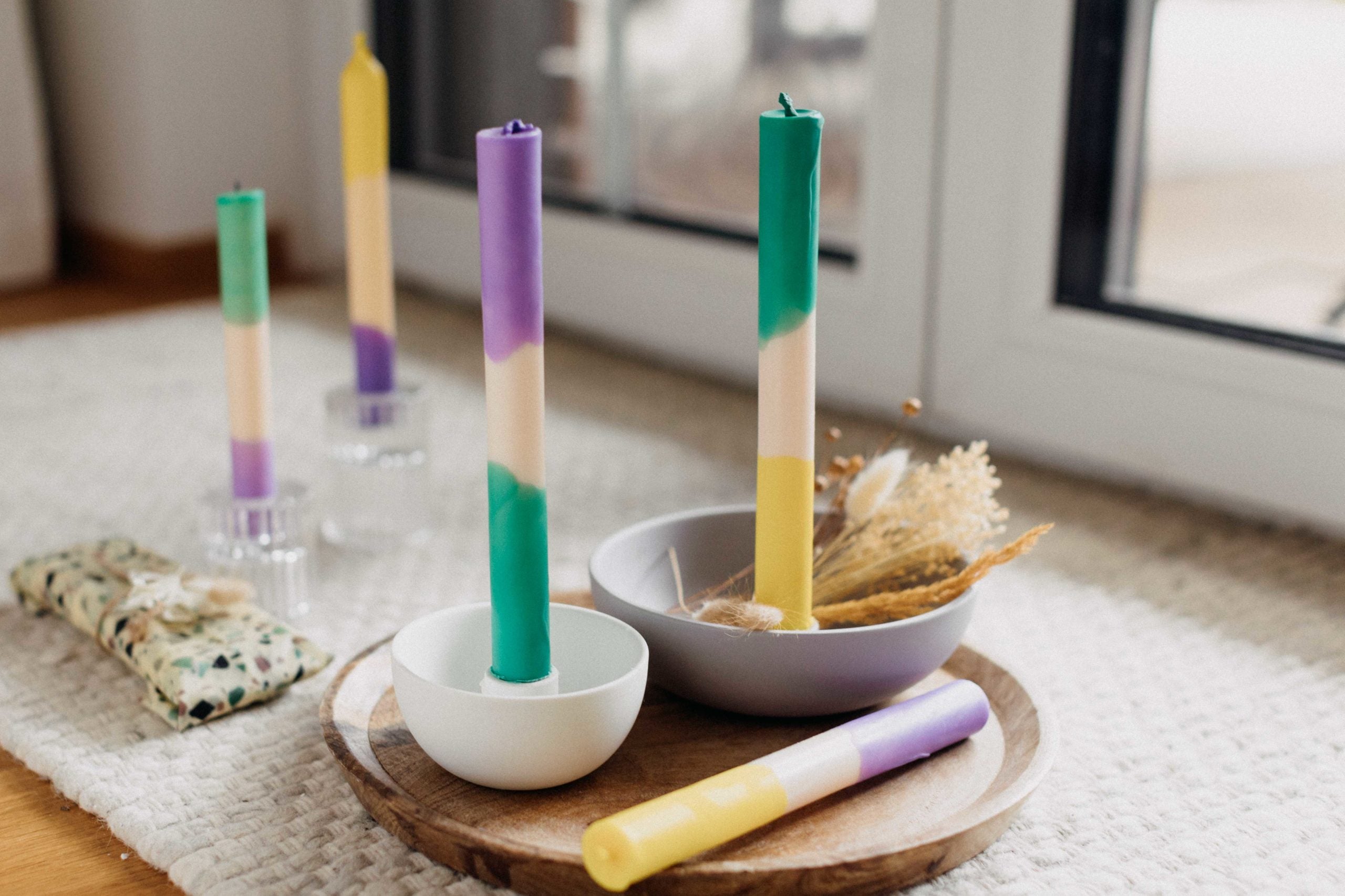 DIY Dipped Candles zum Valentinstag Greentastic